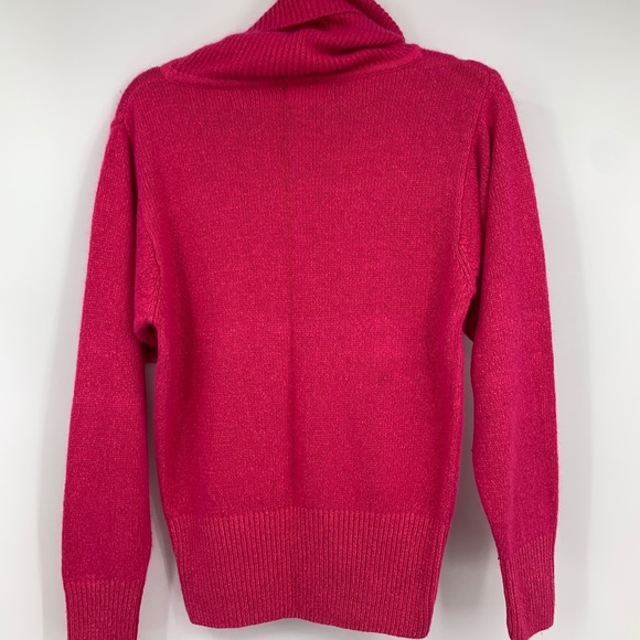 Knit Concepts womens small sweater pullover turtleneck Vintage silk Angora - Picture 5 of 5